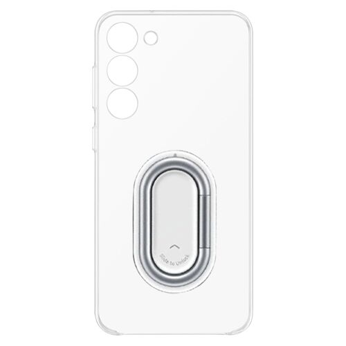 Coque Pour Samsung S23 Plus Bague Support Original Clear Gadget Transparent