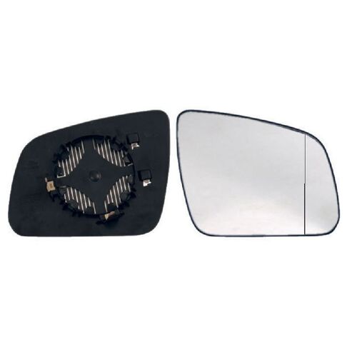 Glace + Support Rétroviseur Droit Chauffant [Grand Angle] Mercedes W204 Classe C Phase 1 Du 03/2007 Au 03/2011