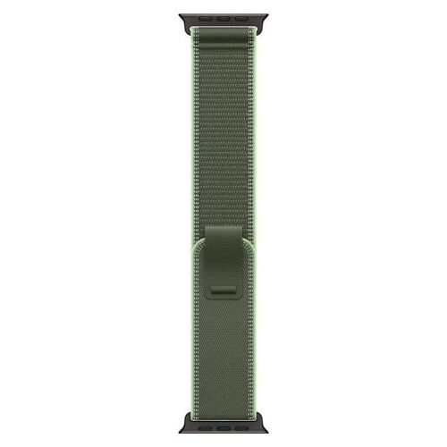Apple - Boucle Pour Montre Intelligente - 49 Mm, Finition En Titane Noir - Taille P/M - Vert/Néon - Pour Watch Hermès Series 9, Se 3, Series 10, Series 11, Series 8, Series 9, Ultra 2, Ultra 3