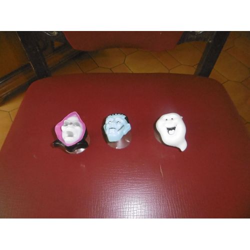 VENTOUSE AVEC RESSORT HALLOWEEN LOT DE 3