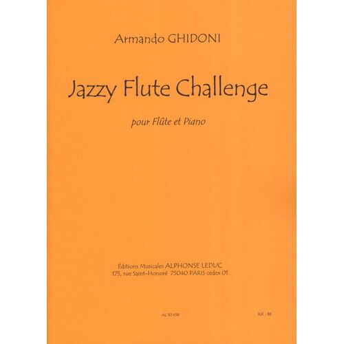 Armando Ghidoni : Jazzy Flute Challenge Pour Flûte Et Piano