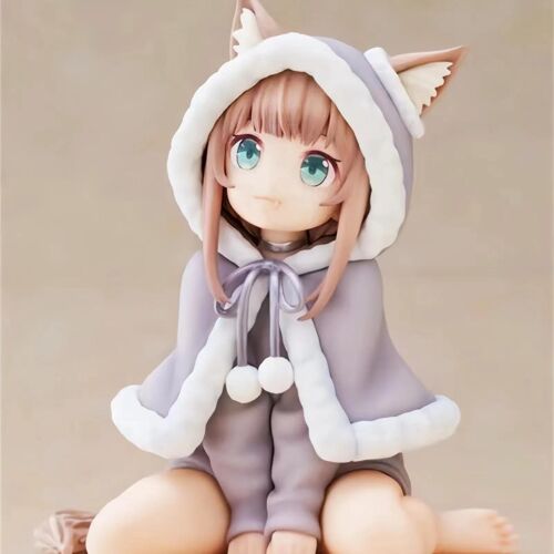 Pop39544-Christmas Catgirl--20cm Belle Figurine Fille Mignonne Chat Dame Figurine Action Posture Assise Pvc Modèle Jouet Collection Ornement Cadeaux Bureau Gk