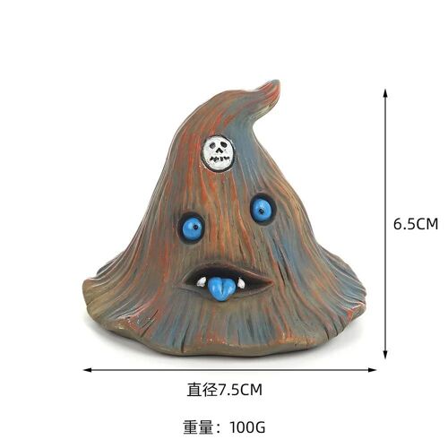 Pop39530-K 7,5 X 7,5 X 6,5 Cm - Décoration D'ambiance Squelette Humain Pour La Toussaint, Figurine D'action, Bougeoir, Plateau, Sorcière, Horreur, Bureau, Jouets Décoratifs