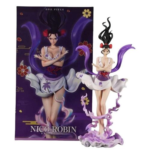 Pop39579-Robin--34cm Anime One Piece Nico Robin Figurines Seraphim Falls Sexy Figurine D'action Filles Femmes Solide Figurines Collection Ornement Cadeaux