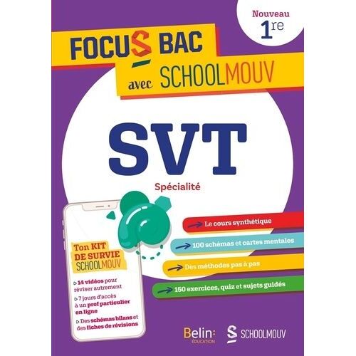 Svt Spécialité 1re