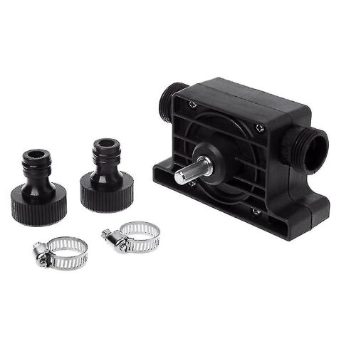 Pompe de forage électrique portable pour huile et eau - Pompe de transfert auto-amorçante compatible avec les perceuses sans fil