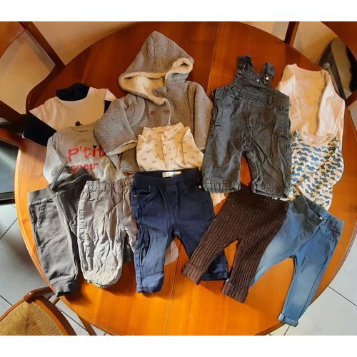 Lot De 12 Vêtements Garçon Hiver 6 Mois - Lot 1