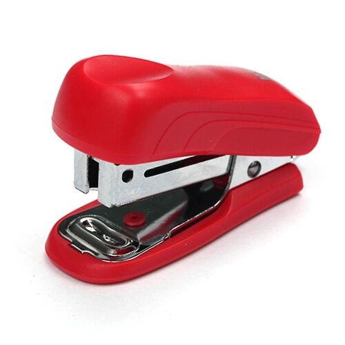 Mini Agrafeuse Pour Le Bureau Et Les Voyages, Contient 12 Feuilles, Comprend 1 000 Agrafes Et Un Dégrafeur, Disponible En Couleurs Vives