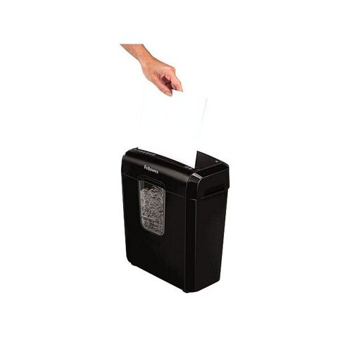 Déchiqueteuse De Papier Coupe Fine Fellowes 4687401 11 L 6 Feuilles Noir