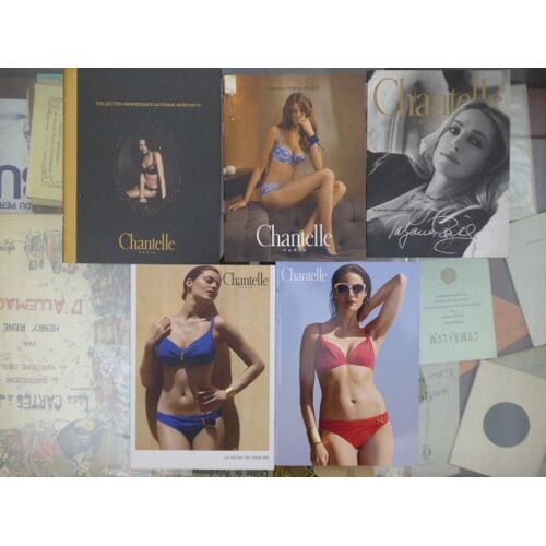 Chantelle. 5 Catalogues De Lingerie Fémi