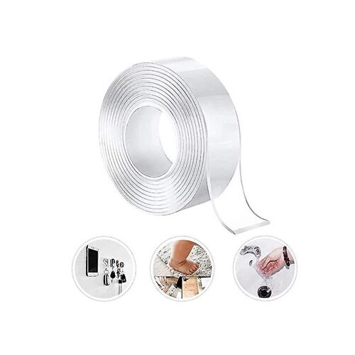 Bandes Adhésives En Gel Pu Nano 5m 30 Mm X 2 Mm, Forte Viscosité, Supporte Jusqu'à 1 Kg, Recyclables, Plage De Températures De -16 °C À 62 °C