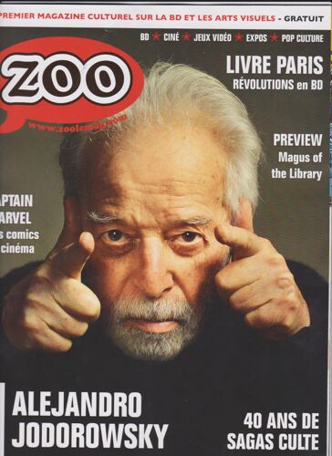 Zoo Lemag N°70 Mars 2019 Jodorowsky, 40 Ans De Sagas Culte, Captain Marvel