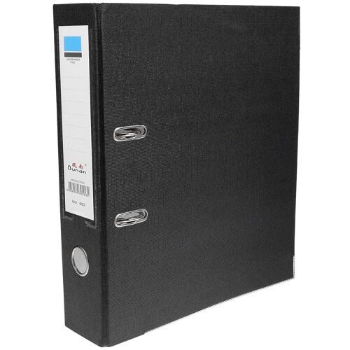 Presse-Papiers Noir Durable Avec Pince En Alliage D'aluminium, Peut Contenir 144 Feuilles, Léger Et Portable Pour Le Bureau Et L'école