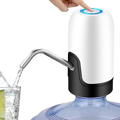 Distributeur d'eau électrique avec batterie rechargeable pour bouteilles de 2 à 6 gallons - Facile à utiliser, portable, sans BPA