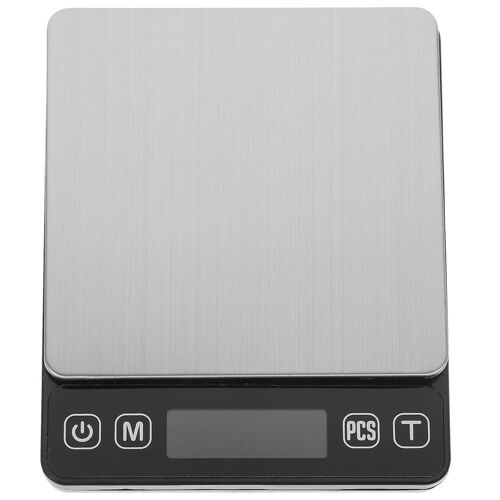 Balance De Cuisine Électronique De Haute Précision Pour La Pesée Des Aliments, De La Pâtisserie, De La Cuisine Et Des Bijoux - Acier Inoxydable, Design Compact