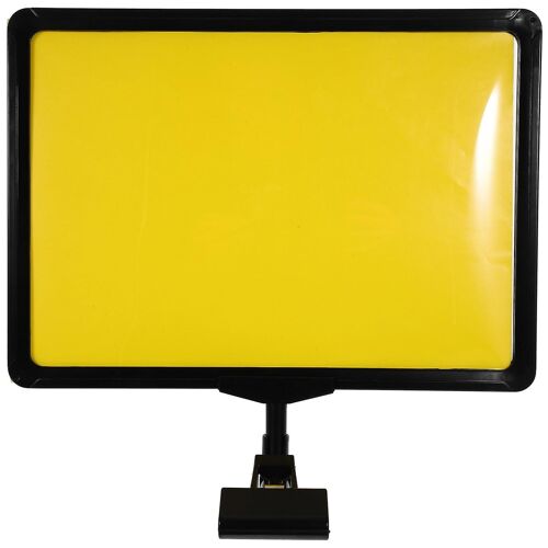 Présentoir d'étiquettes de prix haut de gamme ¿ ABS durable, 30 x 21 cm, léger et polyvalent pour magasins, restaurants, expositions, etc.
