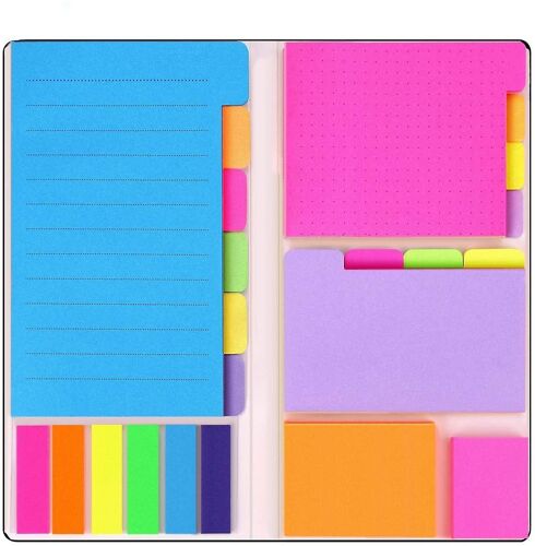 Ensemble De Notes Autocollantes Niutop Pour L'organisation - 402 Notes Colorées Pour Étudiants Et Enseignants, Non Toxiques, Réutilisables Et Portables