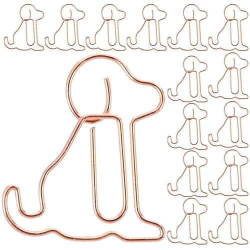 Trombones De Forme Unique En Or Rose ¿ Lot De 50 Pour Organiser Documents, Signets Et Plus Encore