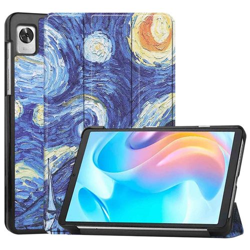 Housse Pour Realme Pad Mini (8,7 Pouces) - Etui Coque Pochette Simili Cuir - Nuit Etoilee