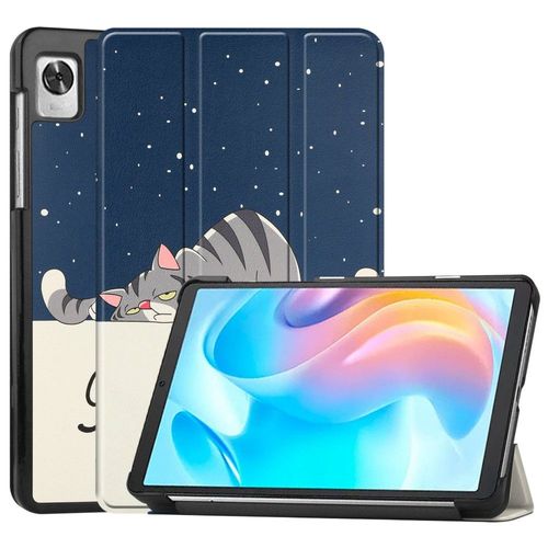 Housse Pour Realme Pad Mini (8,7 Pouces) - Etui Coque Pochette Simili Cuir - Good Night
