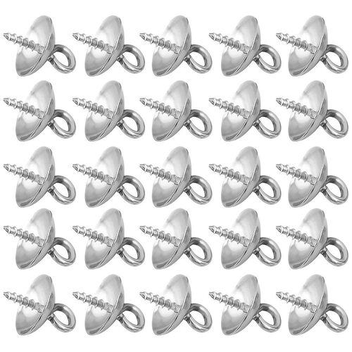 Lot De 100 Plateaux À Perles Diy - Plateaux De Fabrication De Bijoux En Acier Inoxydable Argenté, Légers, Antirouille, Différentes Tailles