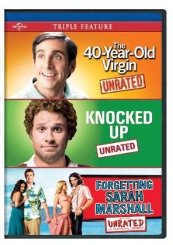 The 40 Year Old Virgin / Knocked Up / Forgetting Sarah Marshall [Digital Video Disc] Snap Case, Widescreen