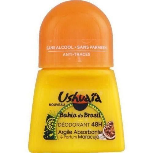 Ushuaia - Déodorant Bille - Bahia Do Brasil Argile Absorbante Et Parfum De Maracuja - 50ml 