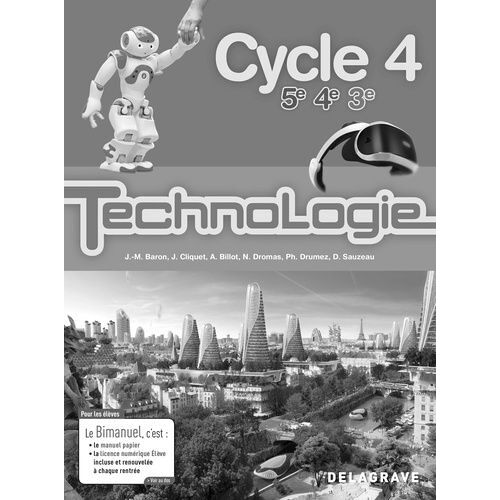 Technologie Cycle 4 (5e/4e/3e) - Livre Du Professeur