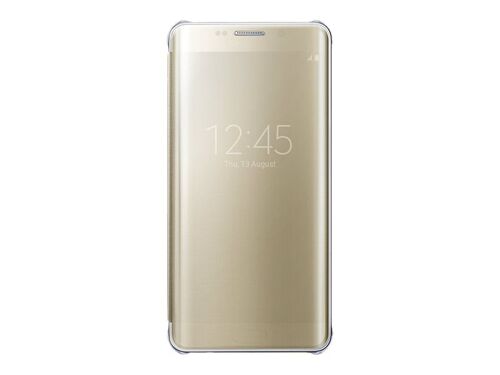 Samsung Clear View Etui pour Samsung Galaxy S6 Edge Plus Doré