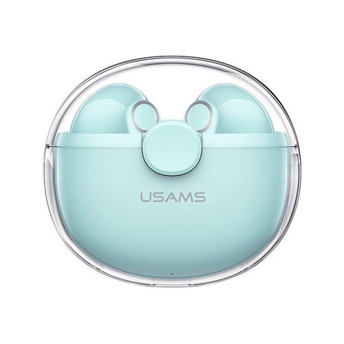 USAMS BU Series BU12 - Écouteurs sans fil avec micro - intra-auriculaire - Bluetooth - vert