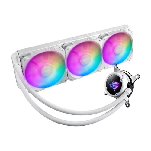 ASUS ROG STRIX LC II 360 ARGB - White Edition - système de refroidissement liquide de processeur - Taille de radiateur : 360 mm - (pour : LGA2011, LGA2011-3, AM4, LGA2066, TR4, LGA1200, LGA1700...