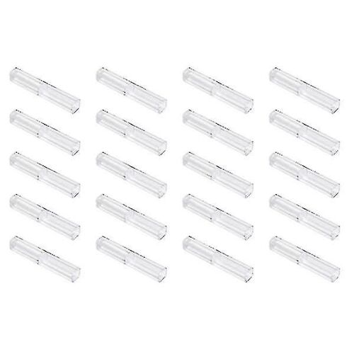 Étui À Stylos Transparent Unique À Exposer Et À Offrir - Lot De 20, Plastique Durable, Idéal Pour Stylos Et Petits Objets