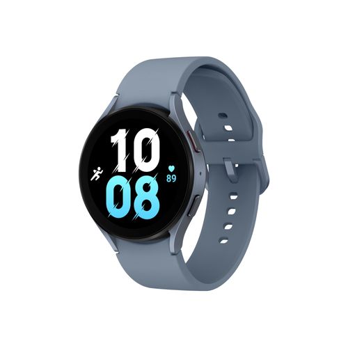 Samsung Galaxy Watch5 - 44 mm - saphir - Montre connectée avec bracelet sport - affichage 1.4" - 16 Go - NFC, Wi-Fi, Bluetooth - 33.5 g