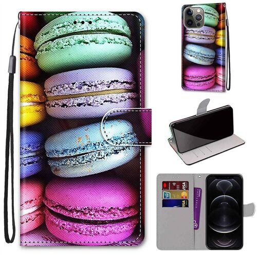 Saturcase Coque Pour Apple Iphone 13 Pro 6.1, Beau Pu Cuir Magnétique Flip Portefeuille Support Porte-Carte Dragonne Protecteur Housse Étui Pour Apple Iphone 13 Pro 6.1 (Dh-3)