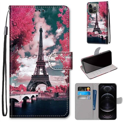 Saturcase Coque Pour Apple Iphone 13 Pro Max 6.7, Beau Pu Cuir Magnétique Flip Portefeuille Support Porte-Carte Dragonne Protecteur Housse Étui Pour Apple Iphone 13 Pro Max 6.7 (Dk-19)