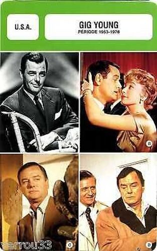 Fiche Monsieur Cinema Gig Young [1953-1978]
