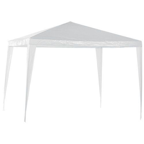 Tonnelle 3x3 M Jardin Sans Murs, Acier Et Bâche Imperméable 110g/M² Blanc
