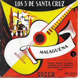 Los 3 De Santa-Cruz Avec Rythmes D'Accompagnement : Tango Puesto En Rumba - Caminito De Tu Corazon / Malaguena Du Film "Enamorada"- Nina