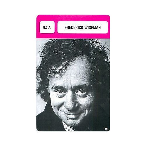 Fiche Monsieur Cinema Frederick Wiseman