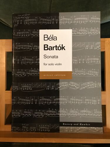 Bela Bartok Sonate Pour Violon Seul Partition Urtext Ed. Boosey & Hawkes