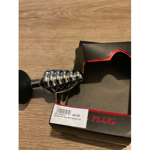 Plug Anal Inox Et Silicone 12cm