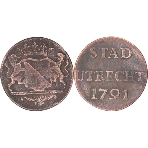 Pays-Bas - 1791 - 1 Duit - Ville D'utrech - Km#91 - 17-302