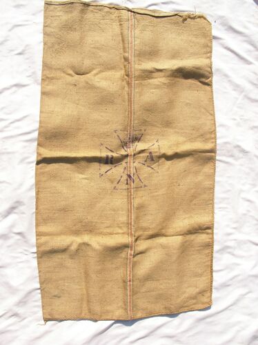 Ww1 Sac De Transport De Courrier Allemand En Tissu Toile De Jute Hessian