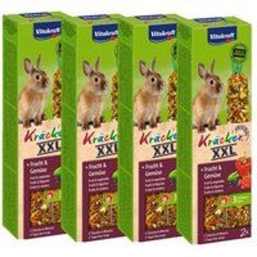 Vitakraft Vitacraft Cracker Xxl Lapins Nains Fruits Et Légumes 4 X 2