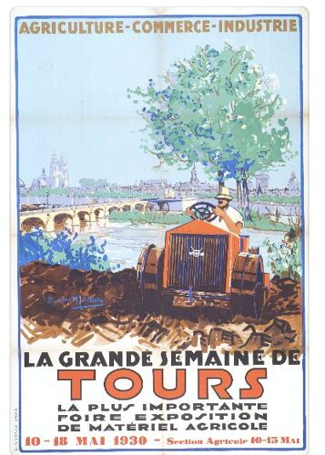 Affiche Tours 1930