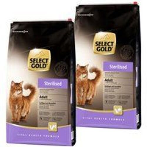 Select Gold Croquettes Chat Adulte Stérilisé 2x10 Kg
