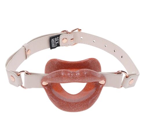 Bâillon Lèvres Silicone Peaches N Creame Rose - Sex And Mischief - Rose