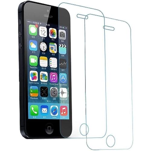 Cracksin [Lot De 2] Verre Blindé Compatible Avec Iphone Se 2016 [4.0 Pouces] Film De Protection En Verre Trempé Véritable Durci Cristal Transparent Anti-Rayures.