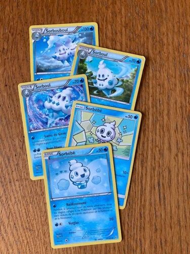 (2509) 2x Sorbébé + 2x Sorboul + Sorbouboul (Pokemon)