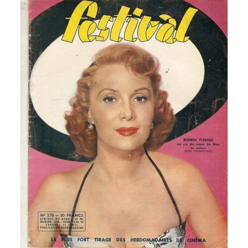 Georges Ulmer 1p/ Tourments Avec Tino Rossi Louis De Funes Et Blanchette Brunoy 3p/ Ronald Howard 1/2p/ Eva Bartok 1/2p/ Paul Frankeur 1p/ Rhonda Fleming Couverture / Hariett Andersson 1p/ 270